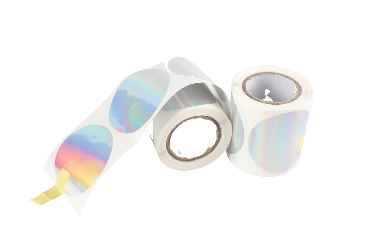 Laser Finish Round Ribbon Label 50x50mm A243 - photo 11