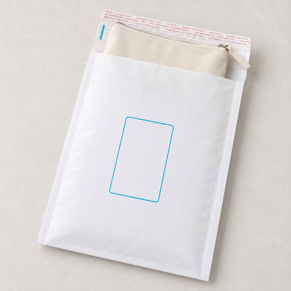 White kraft padded envelope 300 x 400mm printed - use insert