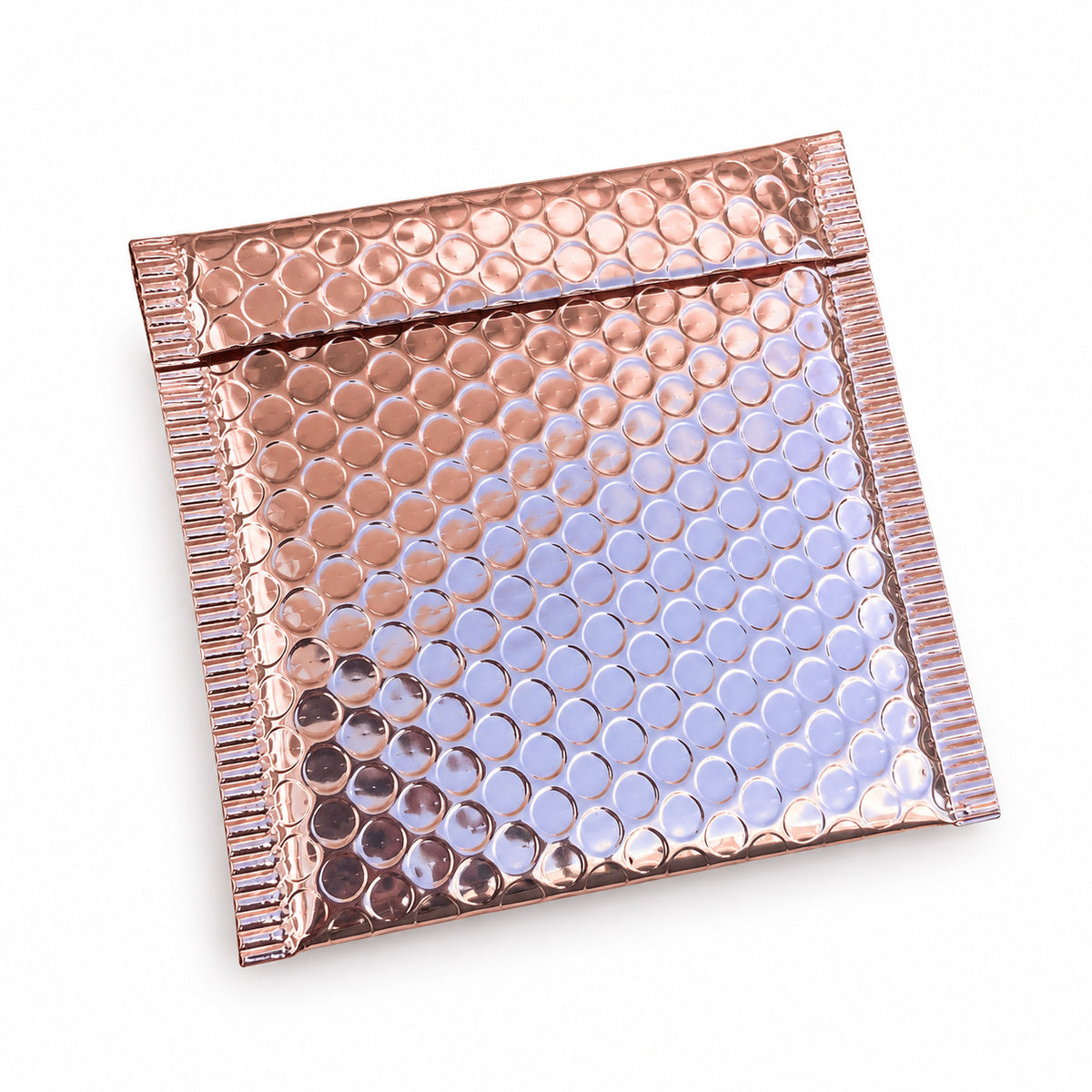 Rose Gold metallic bubble mailer 130 x 130mm - 01-main