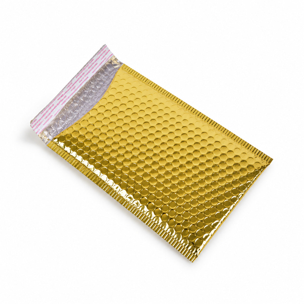 Gold metallic bubble mailer 160 x 230mm - 02-open