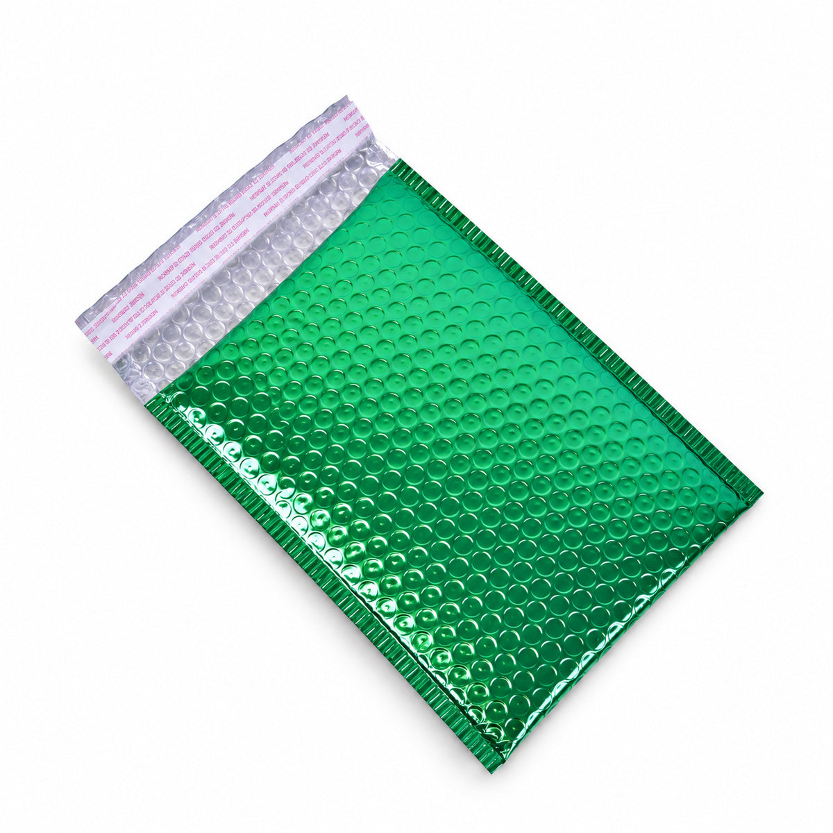 Green metallic bubble mailer 160 x 230mm - 02-open