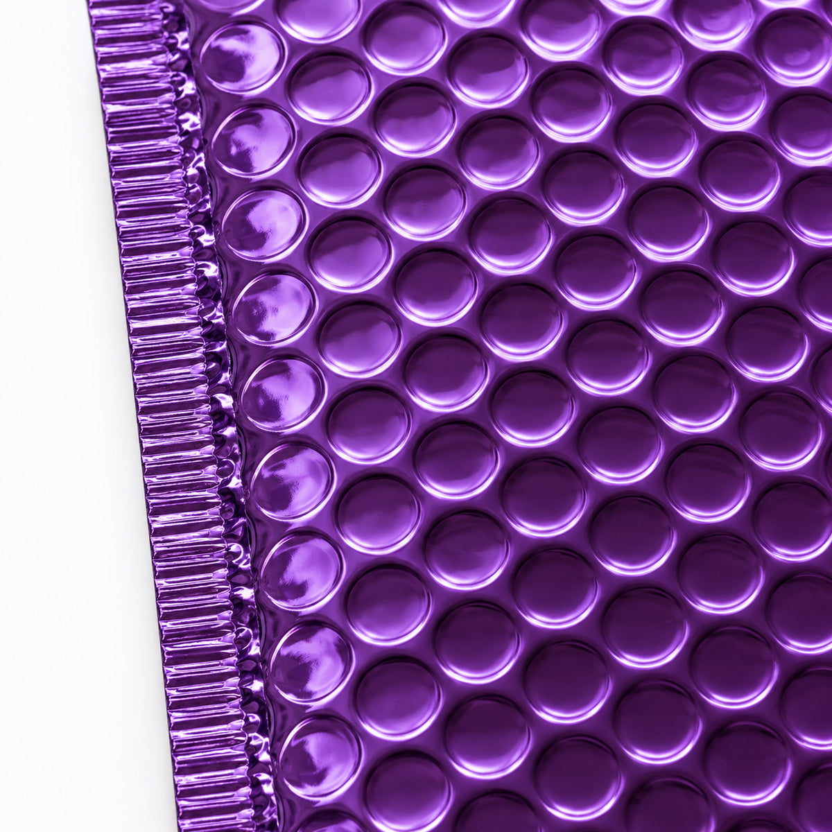 Purple metallic bubble mailer 210 x 290mm - 03-detail