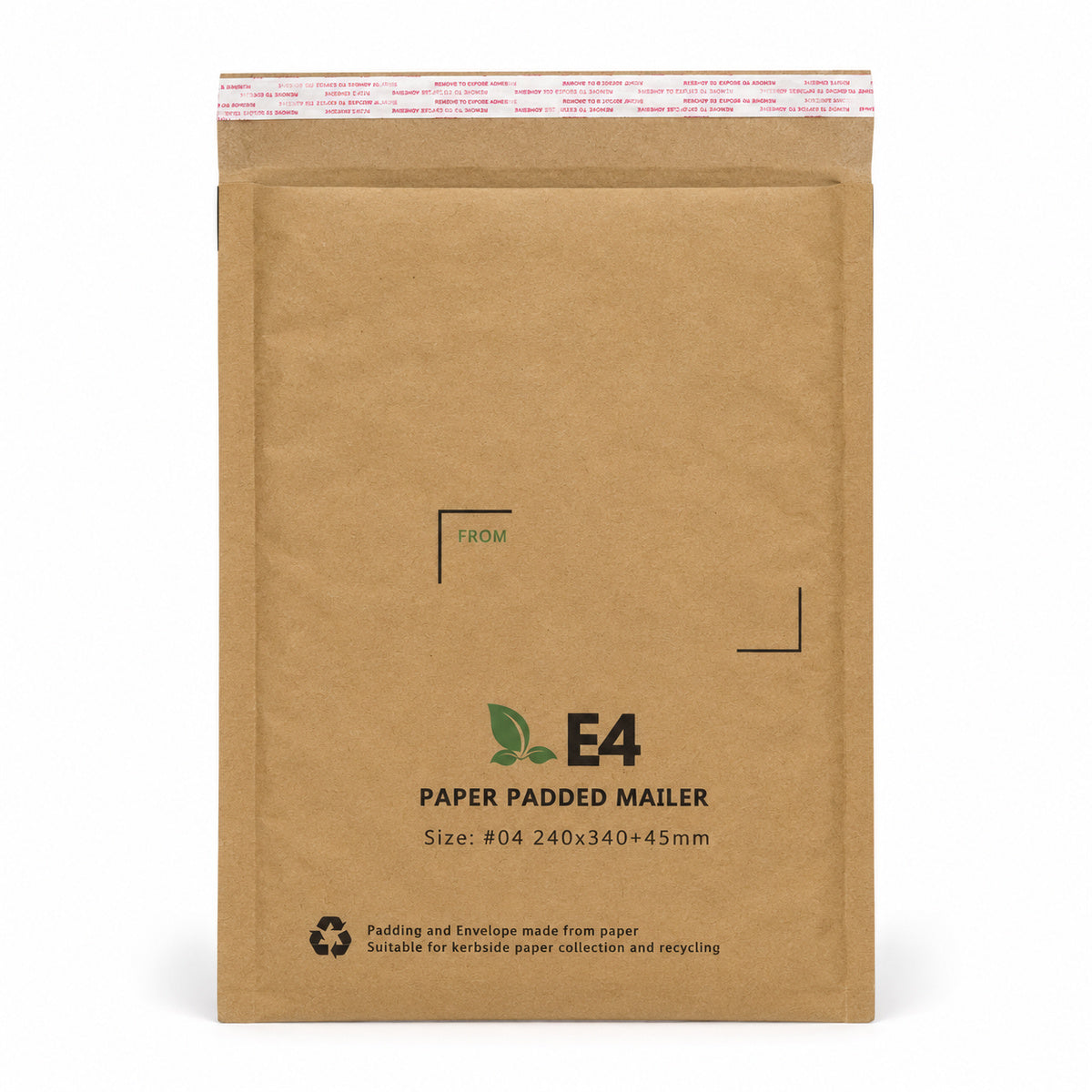 Brown honeycomb paper padded mailer E4 240 x 340mm - main