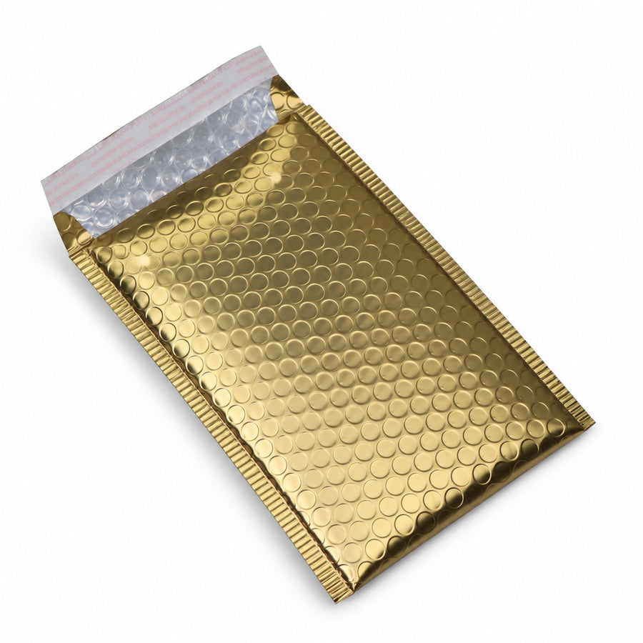 Premium Metallic Bubble Mailer 01 160 x 230mm Aurora Gold M246