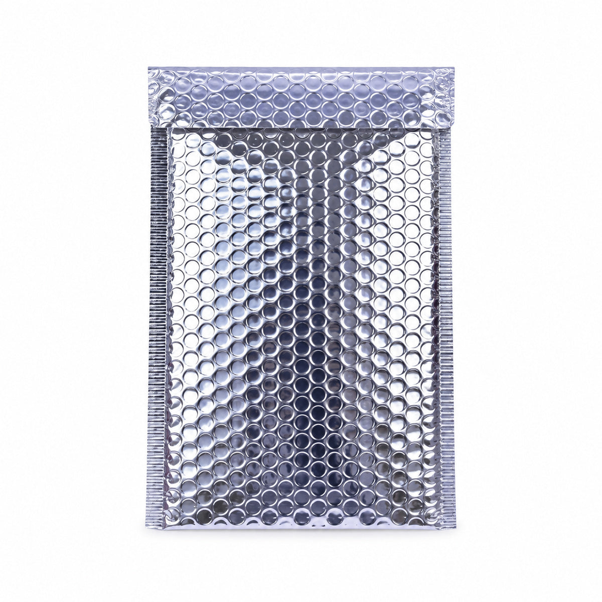 Silver metallic bubble mailer 100 x 180mm - 04-back