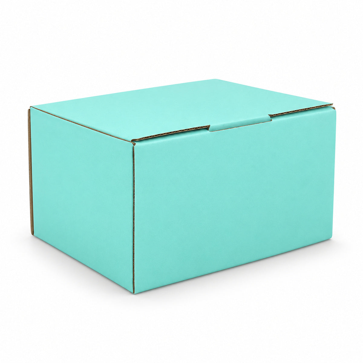 B336 125 x 100 x 75mm mint blue diecut mailing box – variant photo