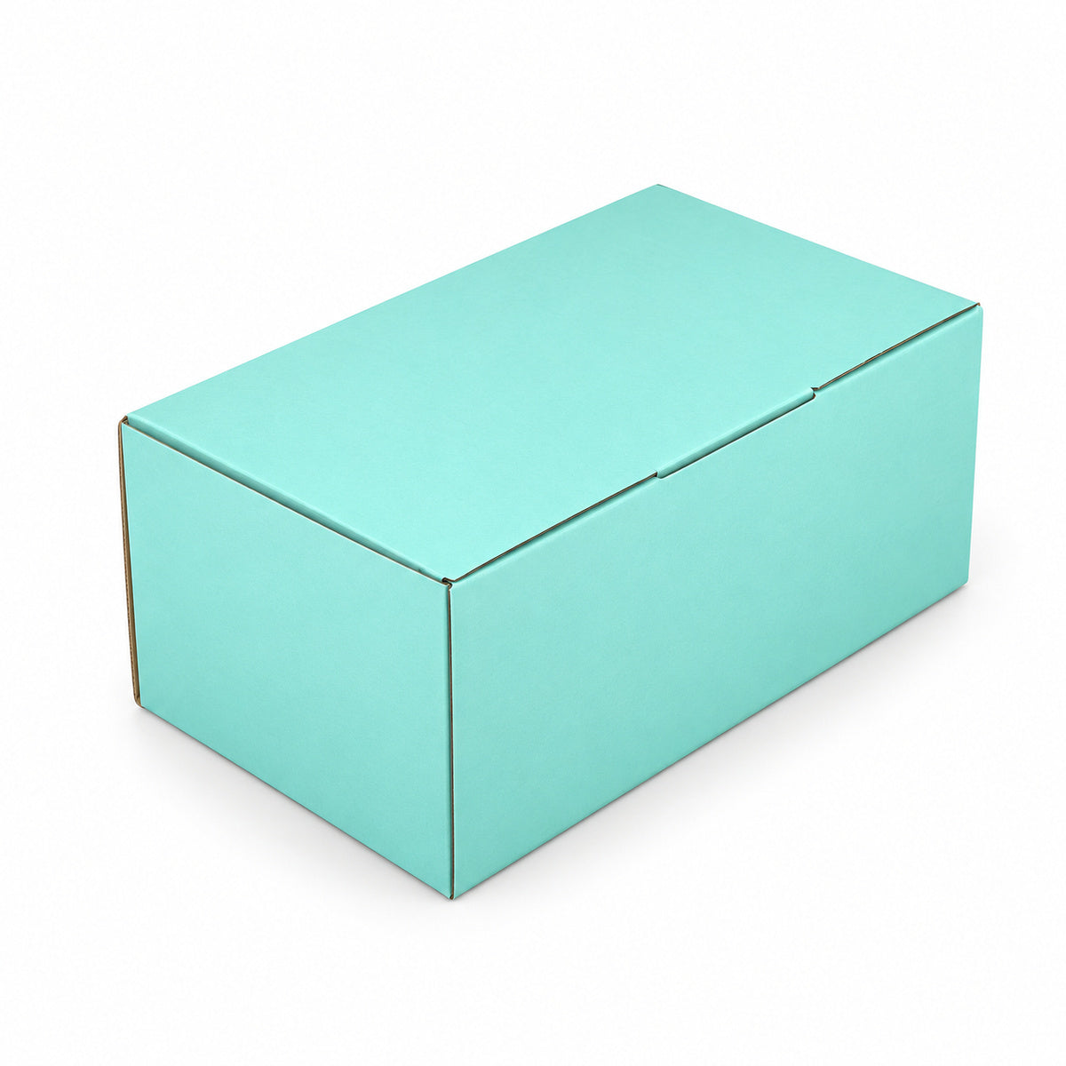 B345 270 x 160 x 120mm mint blue diecut mailing box – variant photo