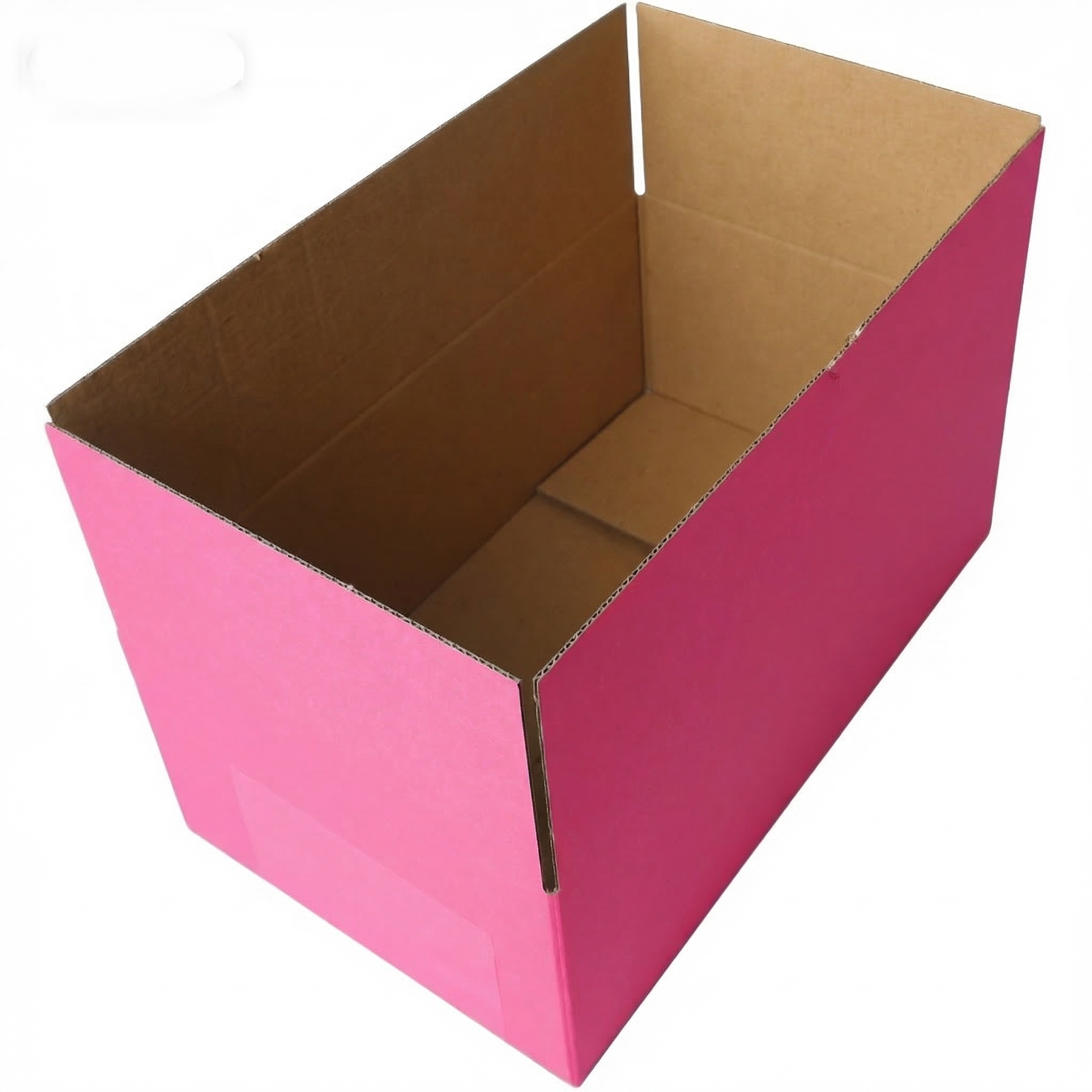 230 x 180 x 130mm Die cut Hot Pink Postal Box B156