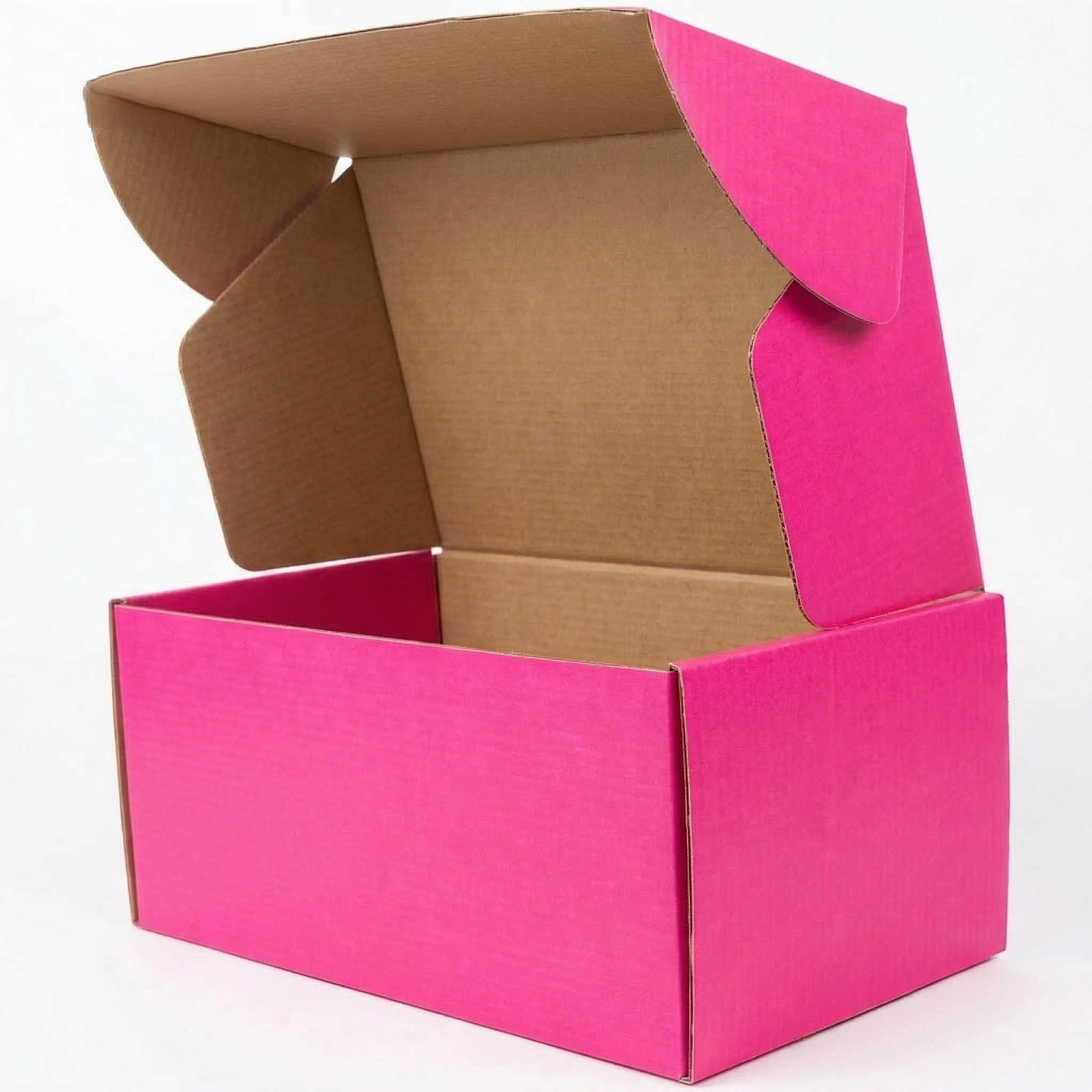 270 x 160 x 120mm Die cut Hot Pink Postal Box B165