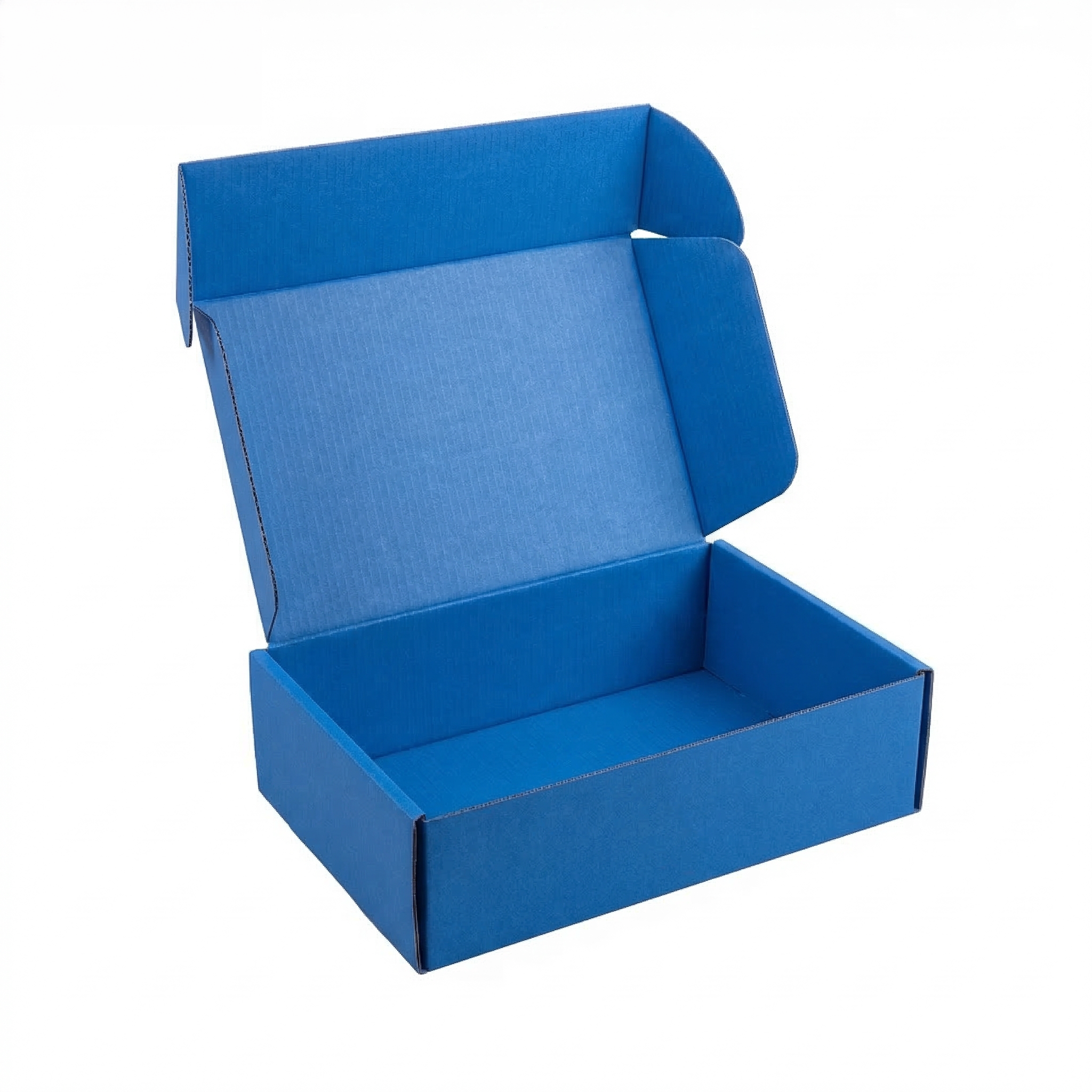 240 x 150 x 60mm Die cut Blue Mailing Box B172