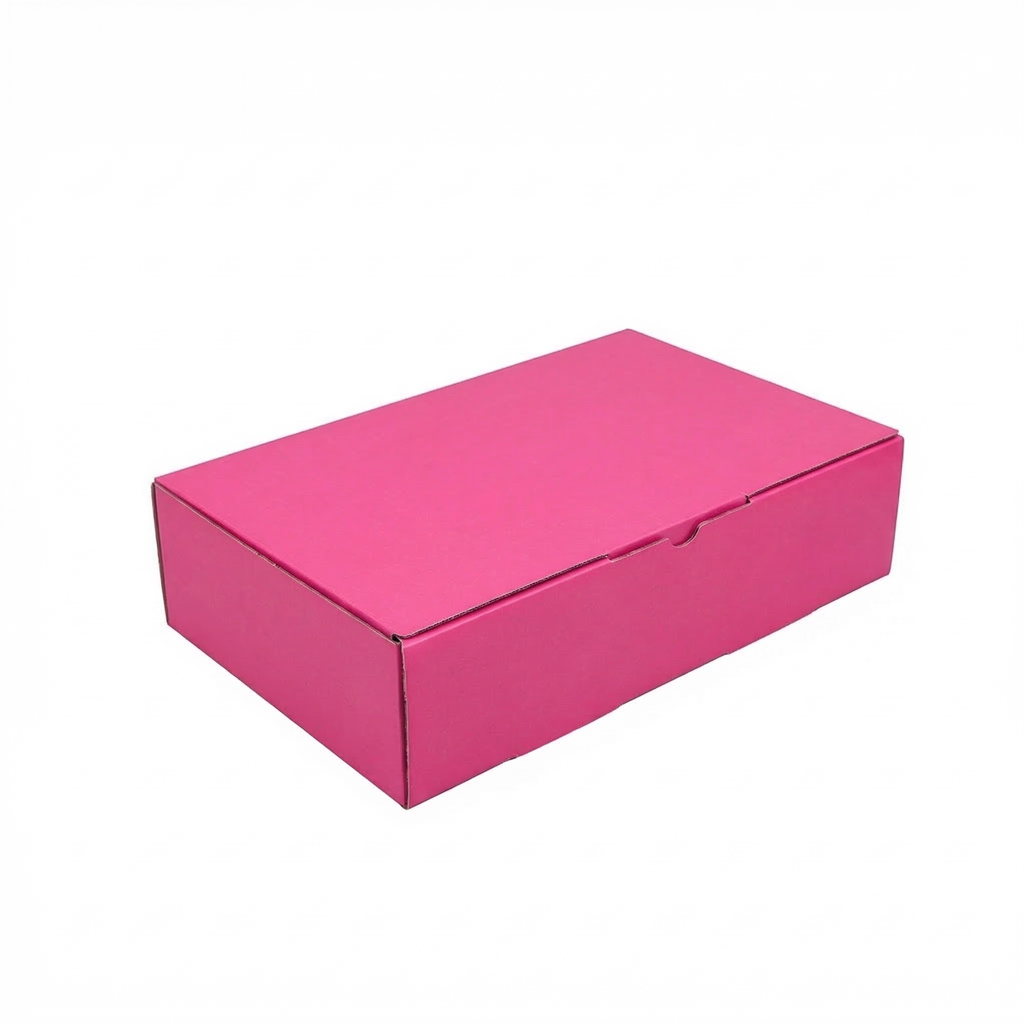 240 x 150 x 60mm Die cut Hot Pink Postal Box B174