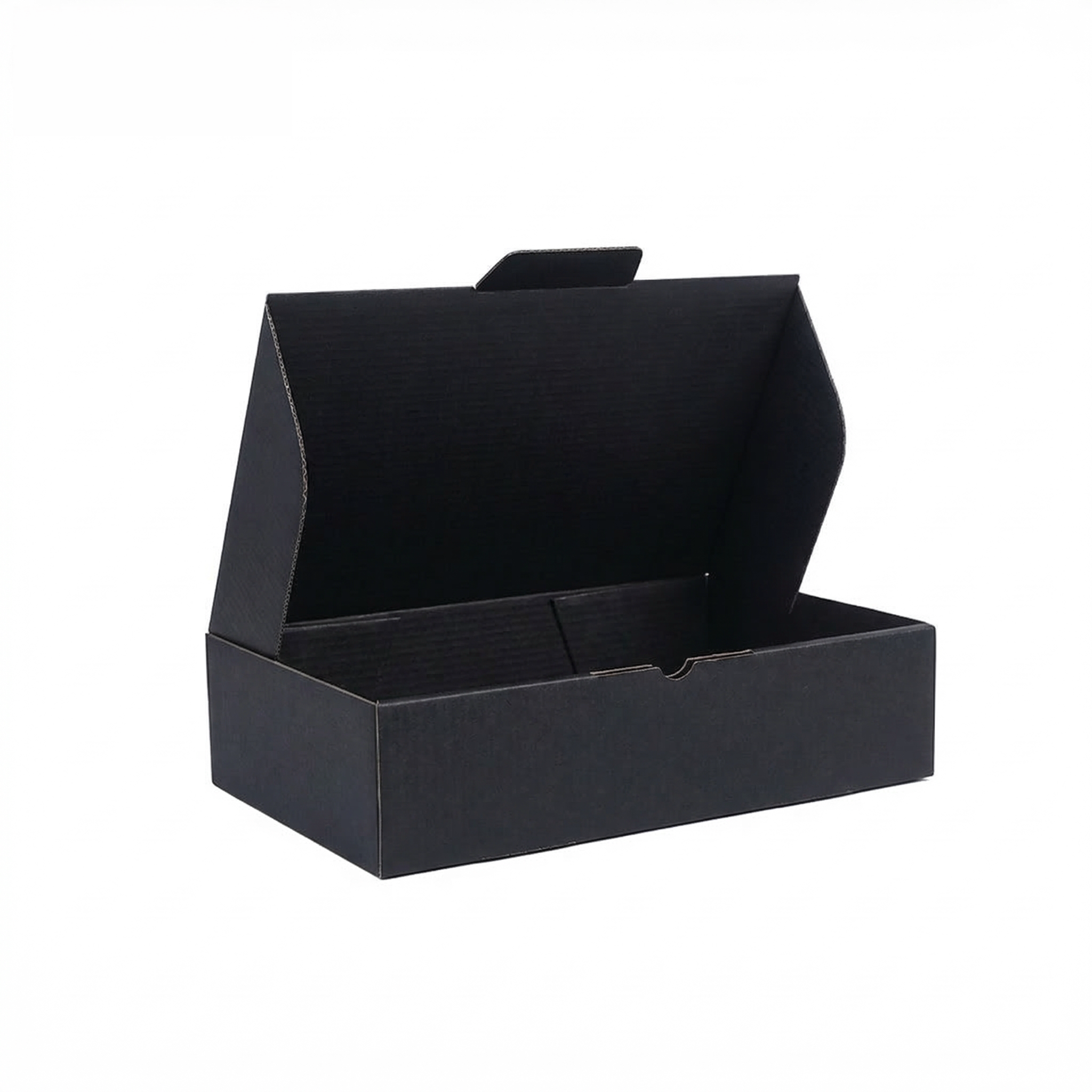 240 x 150 x 60mm Premium Tuck Full Black Mailing Box B194