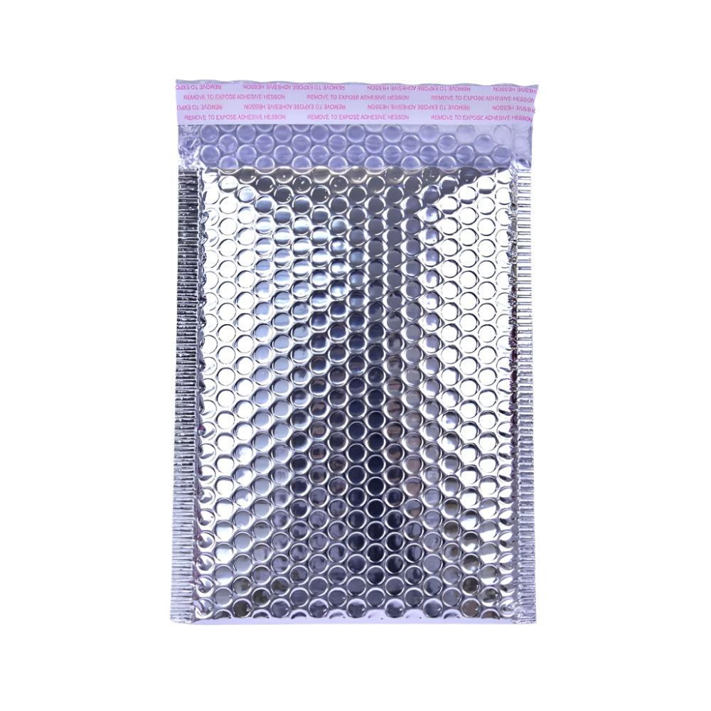 Premium Metallic Bubble Mailer 00 100 x 180mm Silver