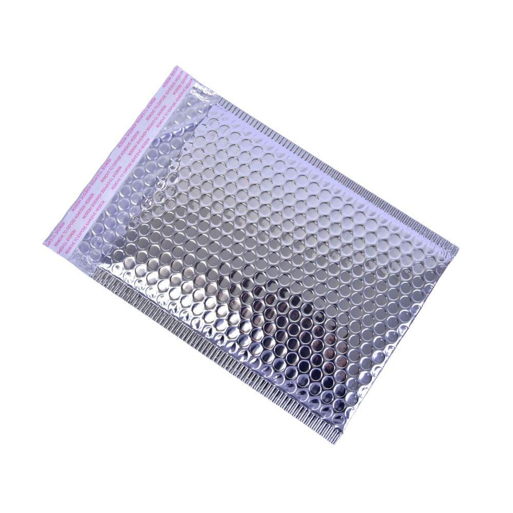 Premium Metallic Bubble Mailer 00 100 x 180mm Silver