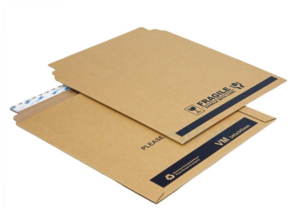 Ultimate Black Vinyl Record Rigid Envelope 345mm x 345mm for 12 inch LP