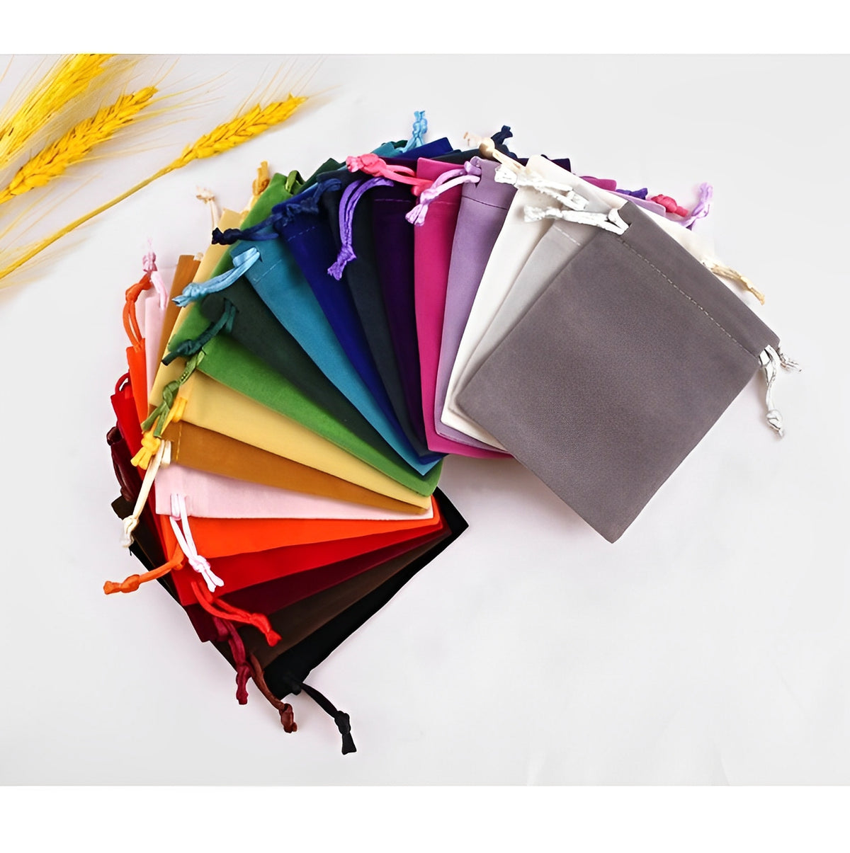 Velvet Bag 50 x 70mm Khaki M288 - photo 9