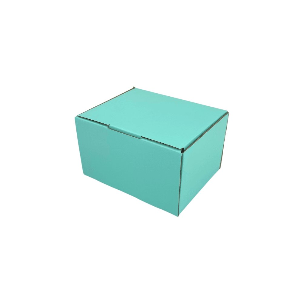 Mint Blue Mailing Box B336 125 x 100 x 75mm