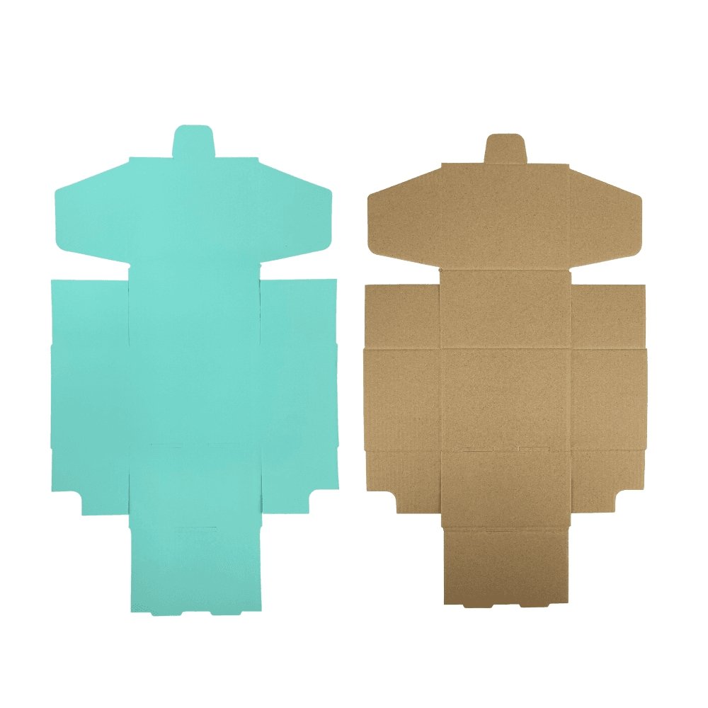 125 x 100 x 75mm Diecut Mint Blue Mailing Box B336