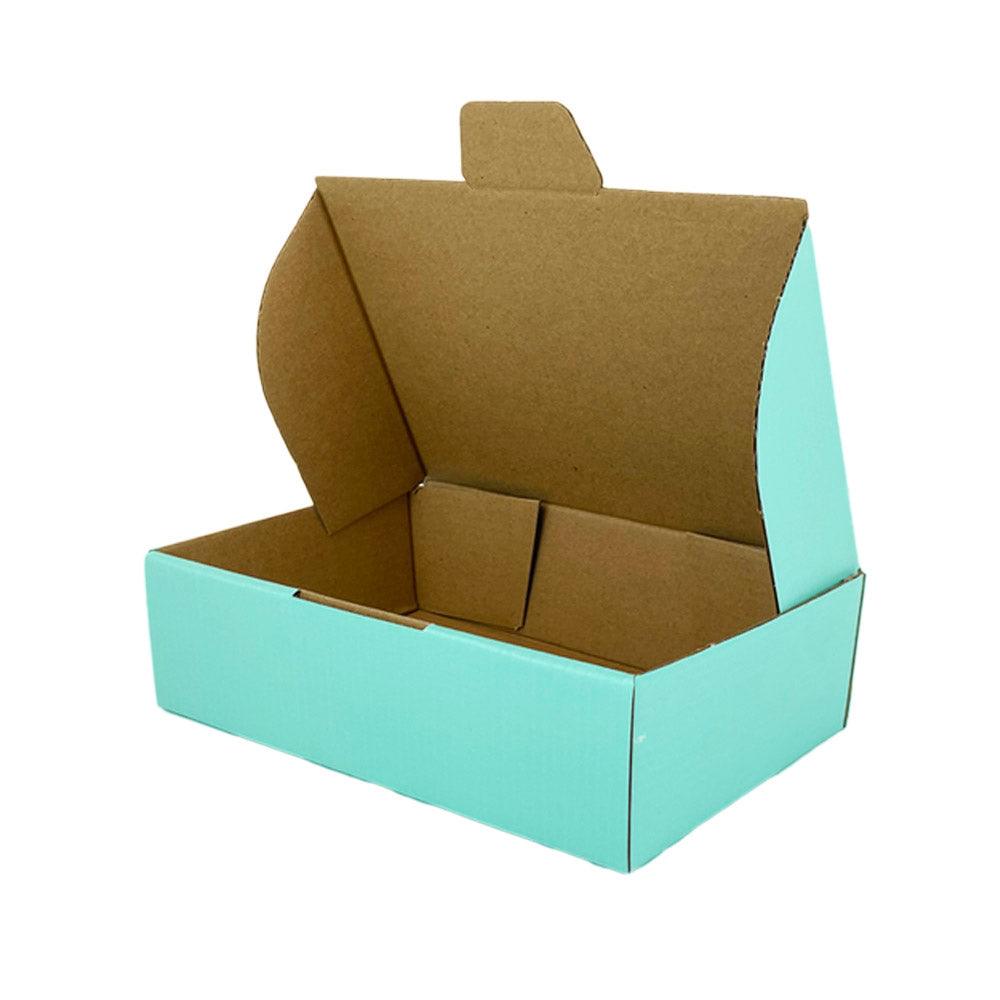 210 x 140 x 60mm Diecut Mint Blue Mailing Box B372