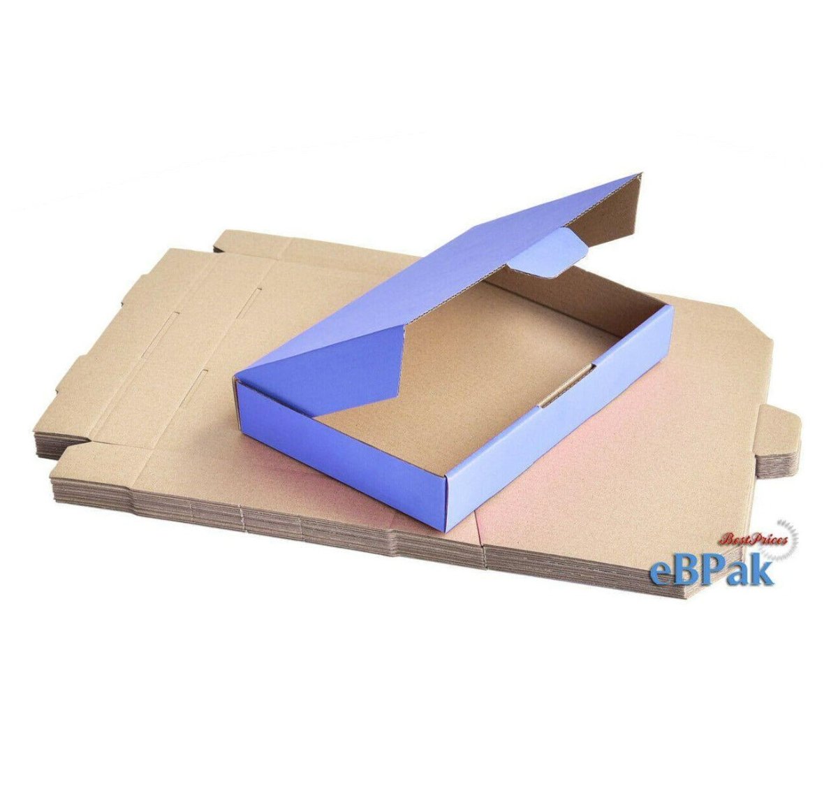 BoxMore 220 x 145 x 35mm Diecut Blue Mailing Box B170