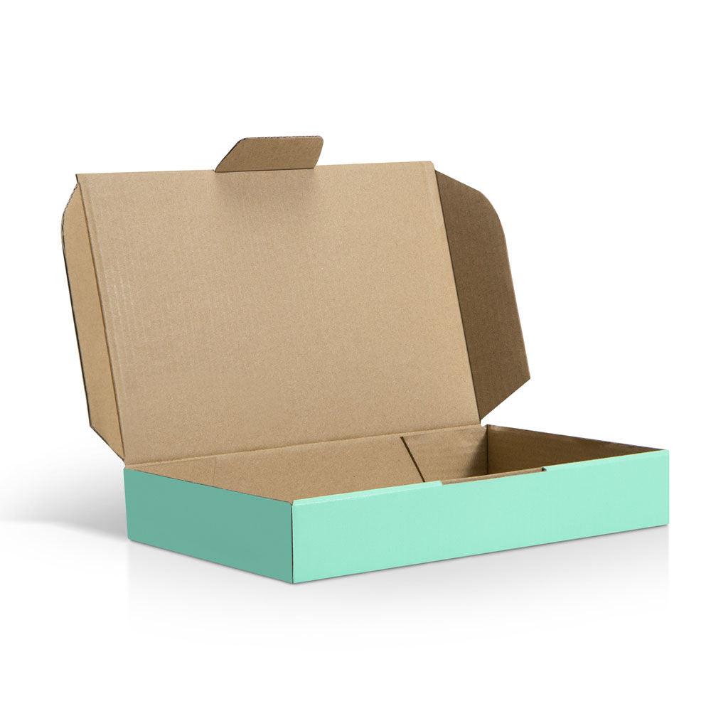 Mint Blue 220 x 145 x 35mm Diecut Mailing Box