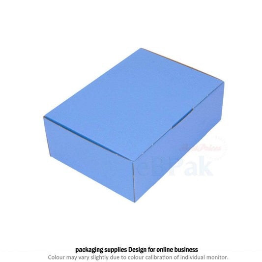 Blue Mailing Box 220 x 160 x 77mm Diecut B58
