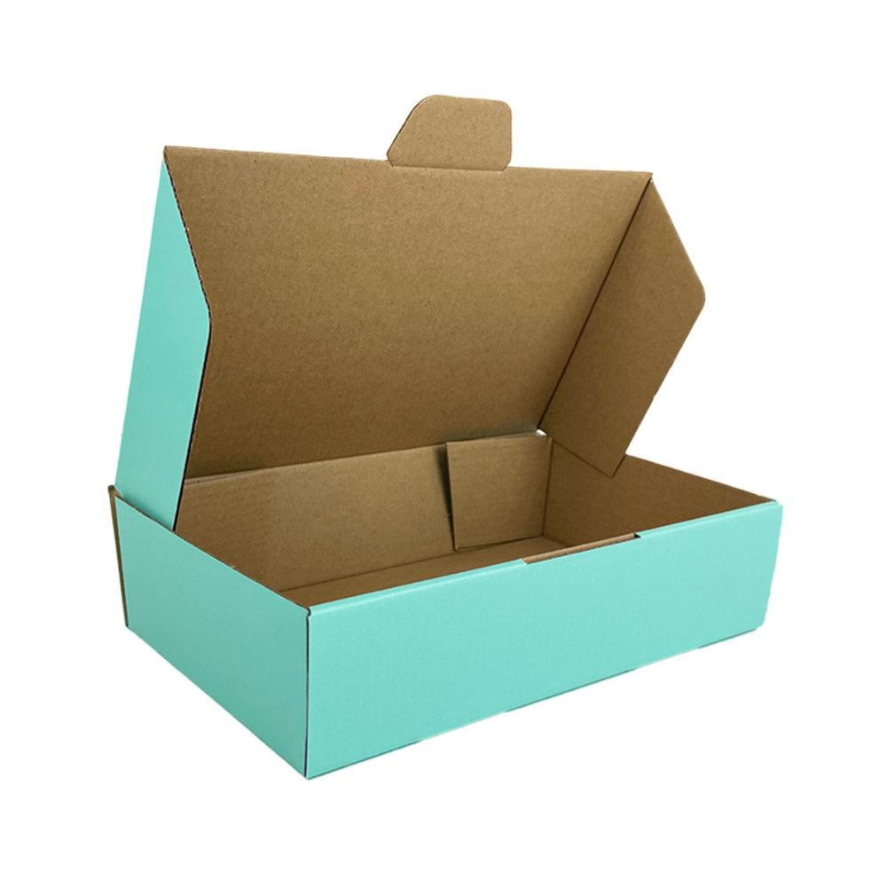 240 x 150 x 60mm Diecut Mint Blue Mailing Box