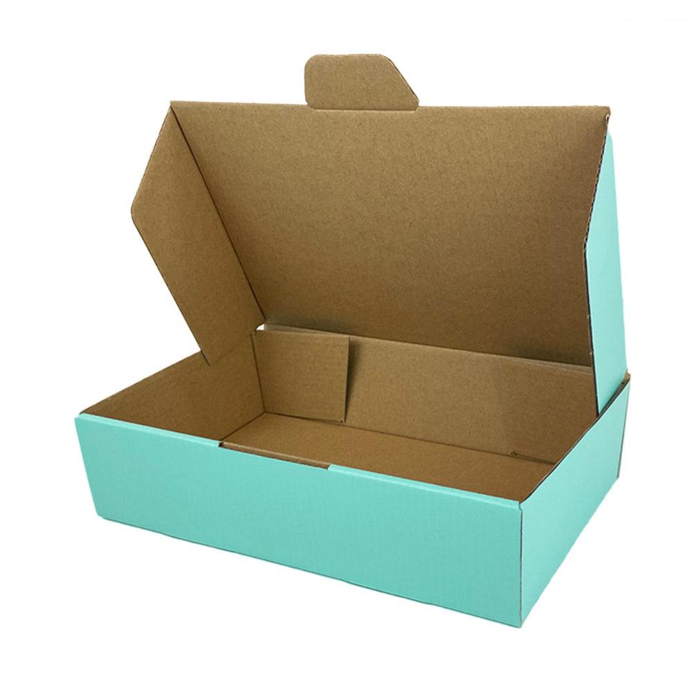 240 x 150 x 60mm Diecut Mint Blue Mailing Box B337