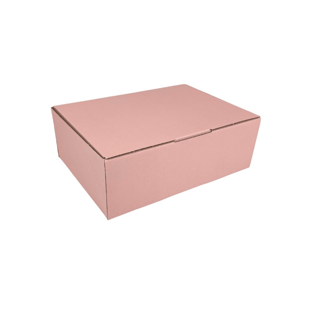 Rose Pink Mailing Box 250 x 190 x 90mm Diecut B379