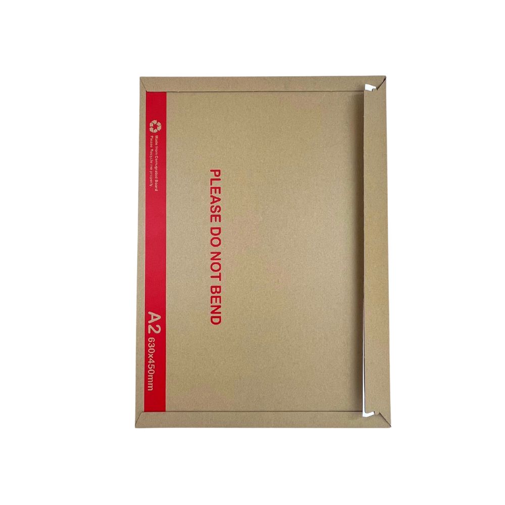 A2 Rigid Mailer 450mm x 630mm Brown Hard Envelope - eBPak