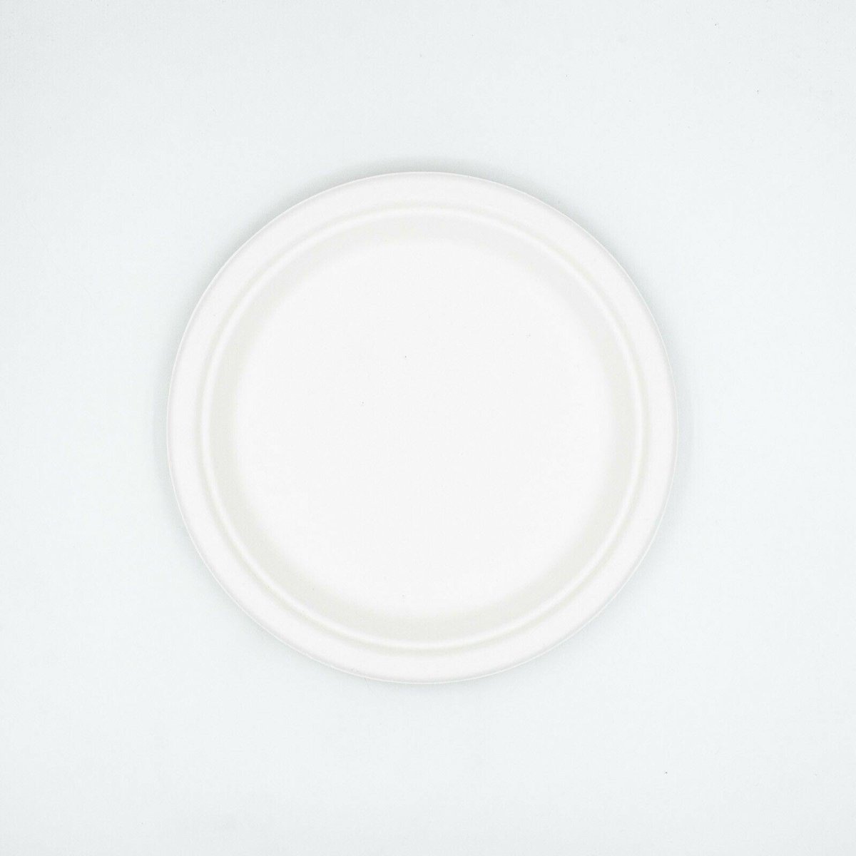 9" Round Sugarcane Plate Compostable Bagasse Tableware