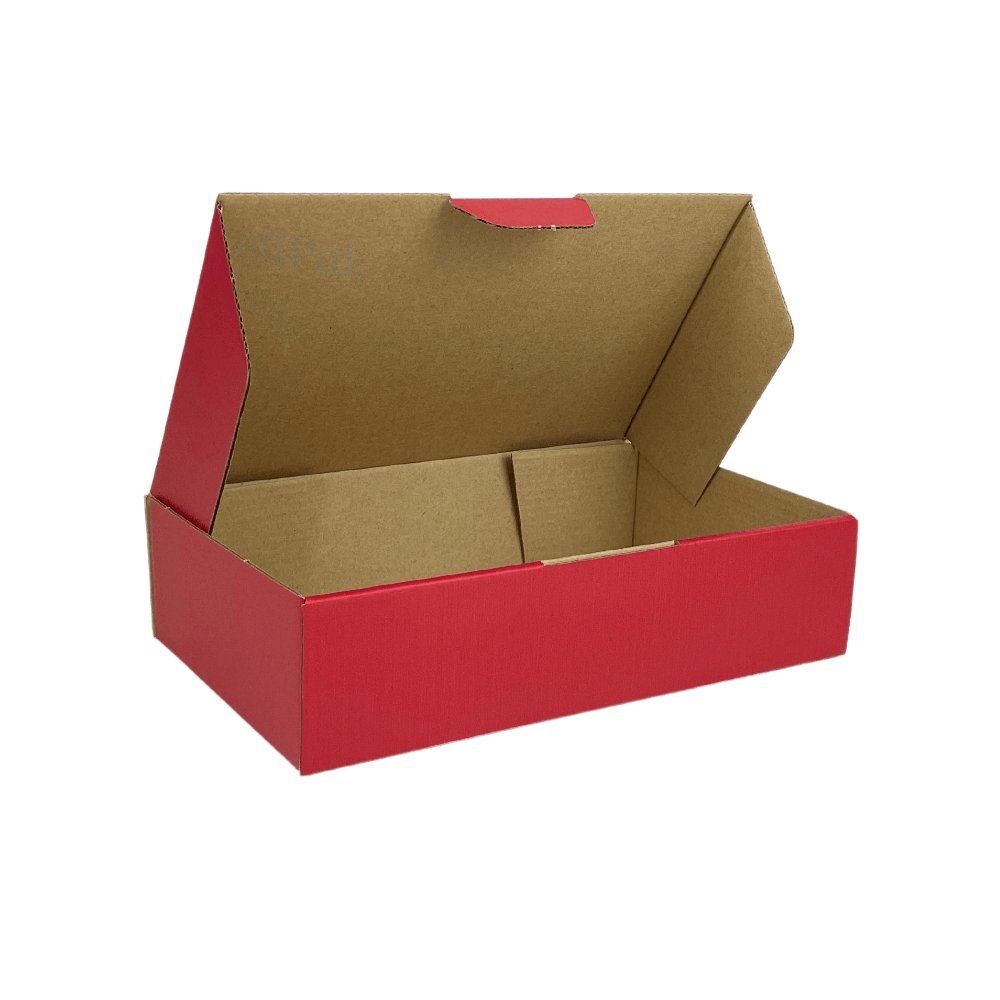 240 x 150 x 60mm Diecut Red Mailing Box