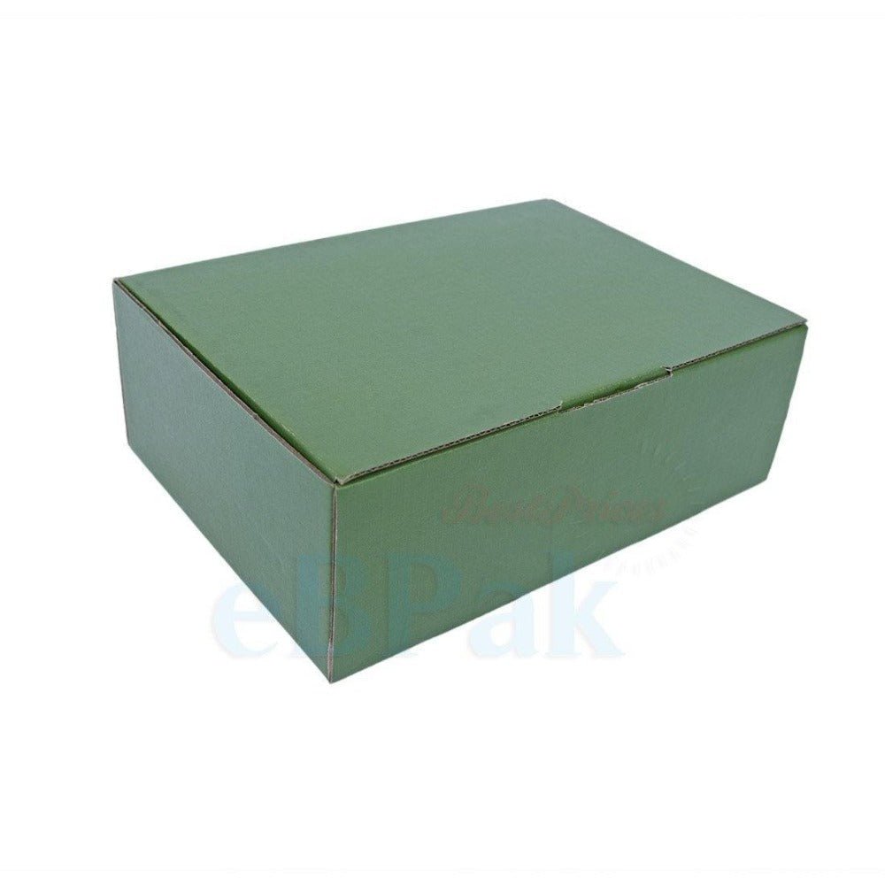 Boxmore A4 Mailing Box 310 x 230 x 105mm Green Diecut