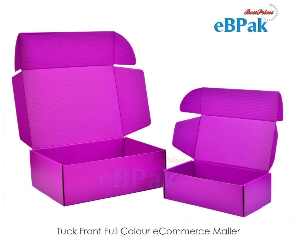 Premium Full Purple 220 x 145 x 35mm Mailing Box