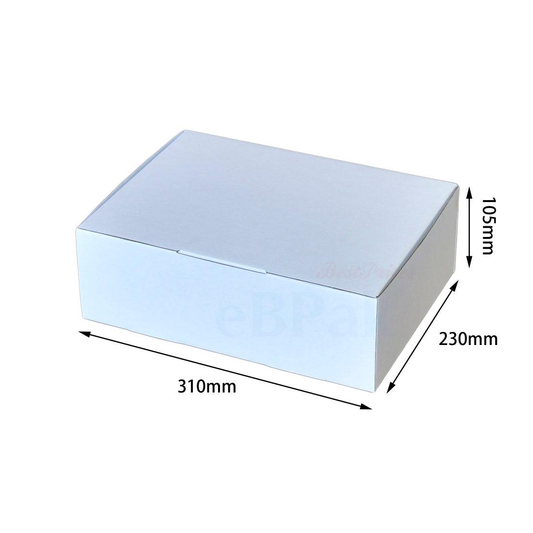 Full White A4 Mailing Box 310 x 230 x 105mm B291