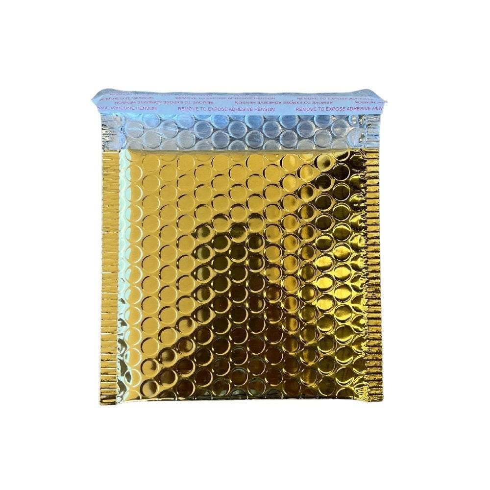 Premium Gold Metallic Bubble Mailer 00 130mm x 130mm