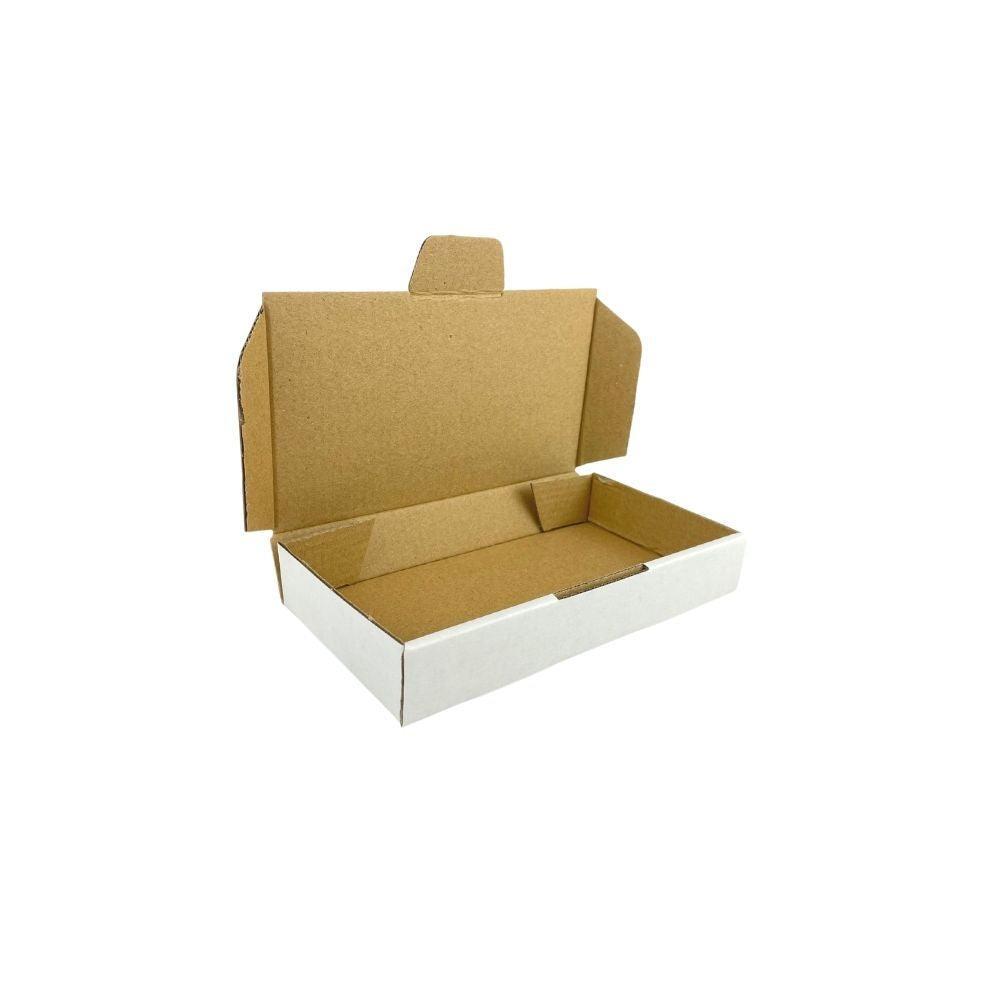 Mailing Box 180 x 100 x 30mm B127 Diecut White BoxMore
