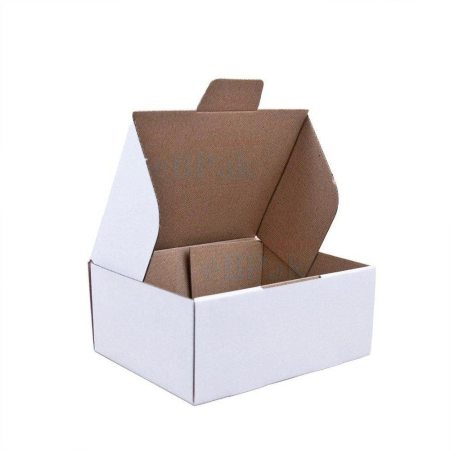 180 x 150 x 80mm Die cut White Mailing Box B247 x100pcs