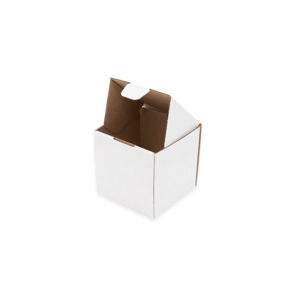 Mailing Box 180 x 180 x 180mm Cube B158 White Diecut BoxMore