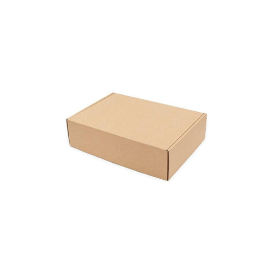 220 x 160 x 77mm A5 Tuck Front Brown Mailing Box B393 - eBPak