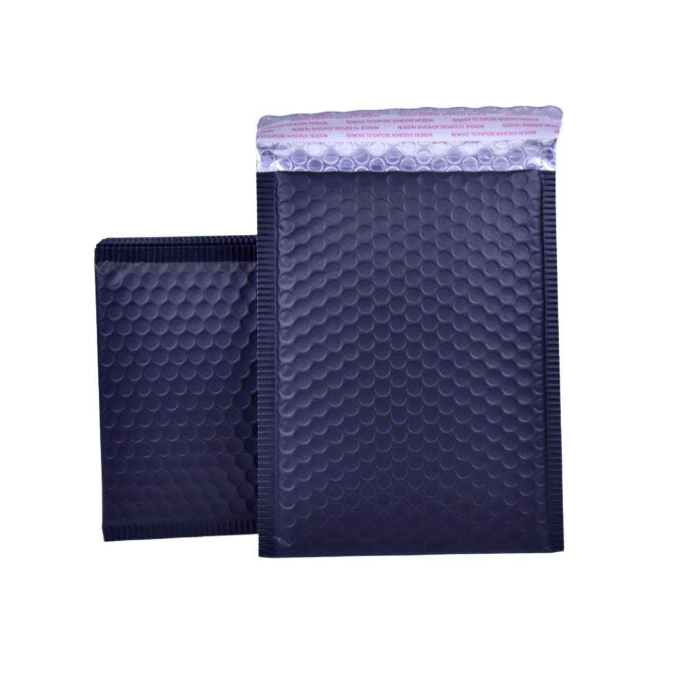 Matte Black Metallic Bubble Envelope 01 160mm x 230mm