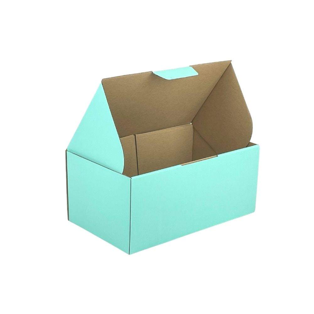 Mint Blue Mailing Box Diecut eCommerce Mailer BoxMore