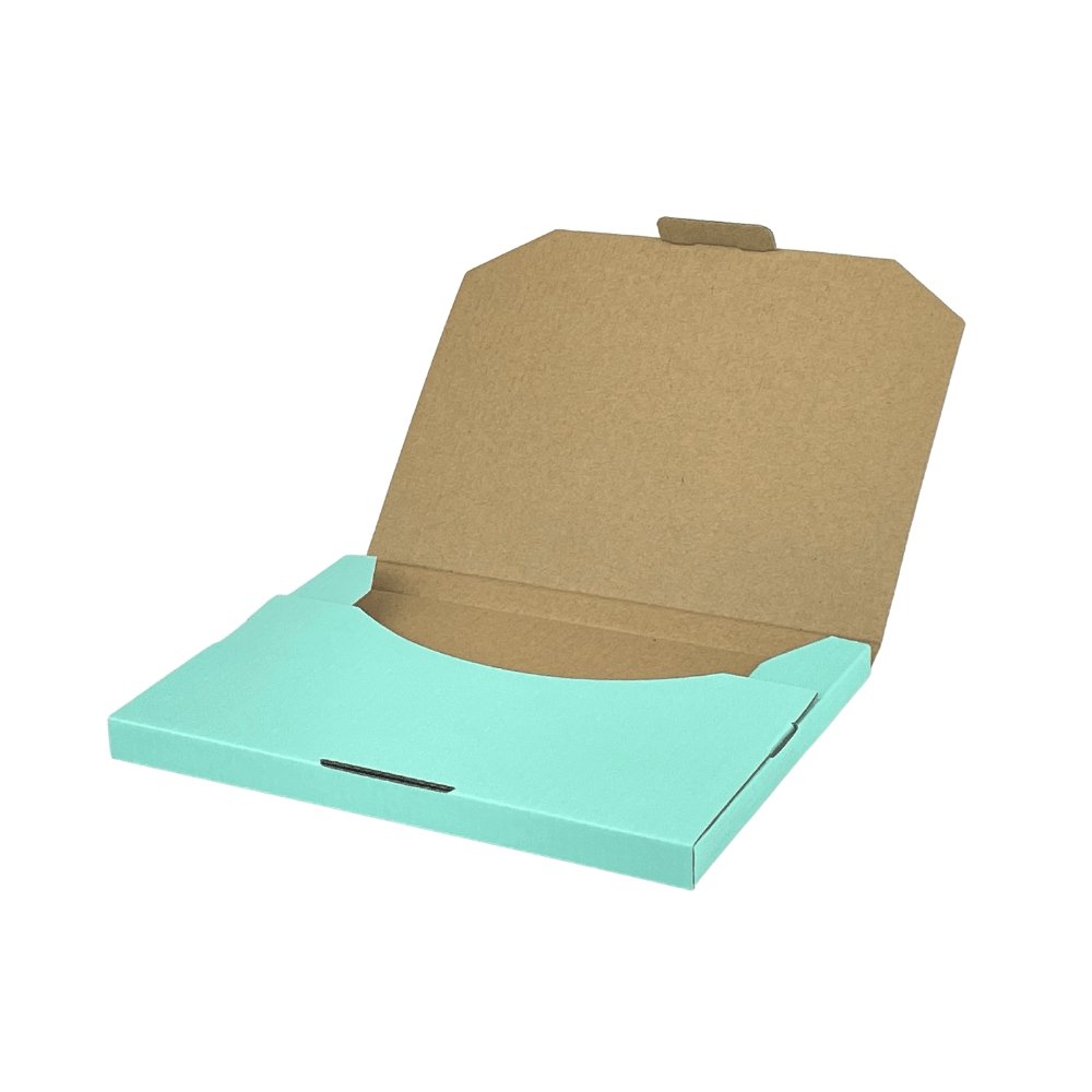 Mint Blue Mailing Box Diecut eCommerce Mailer BoxMore