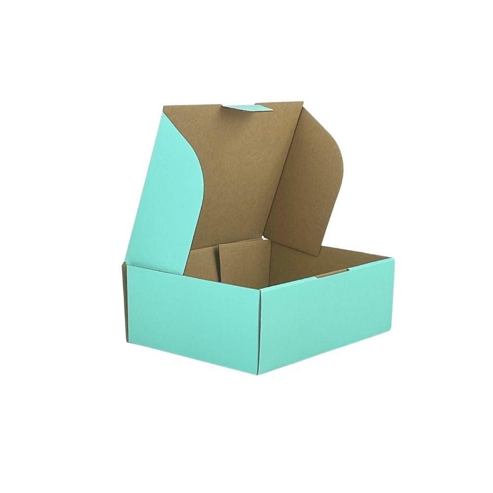 Mint Blue Mailing Box Diecut eCommerce Mailer BoxMore