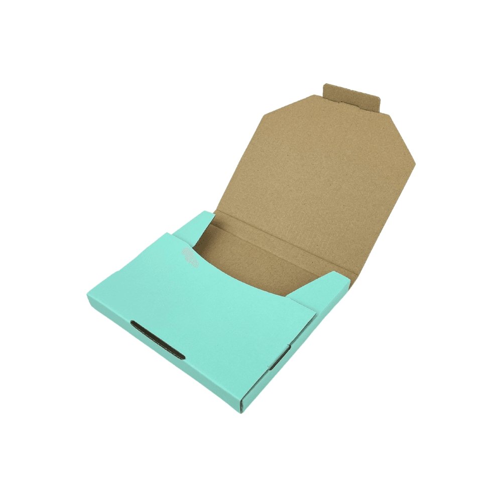 Mint Blue Superflat Mailing Box 152 x 132 x 16mm B351 BoxMore