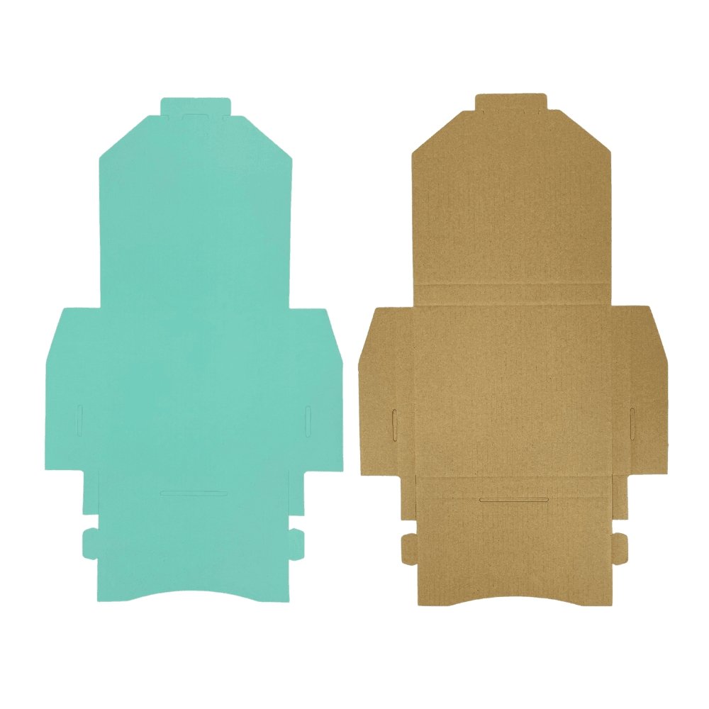 Mint Blue Superflat Mailing Box 152 x 132 x 16mm B351 BoxMore