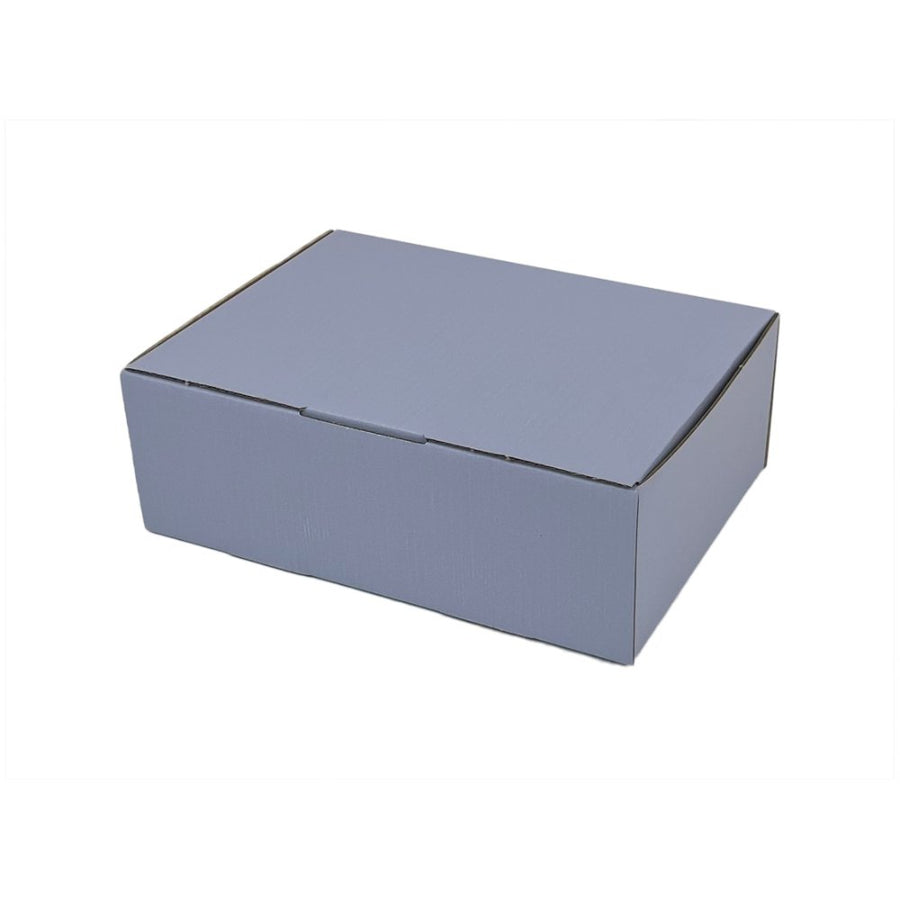 220 x 160 x 77mm A5 Die cut Modern Grey Mailing Box B374