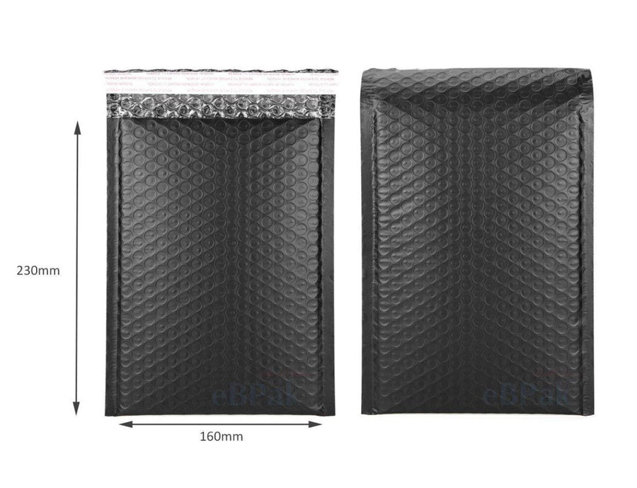 Poly Bubble Padded Mailer G0 00 100 x 180mm Black M090