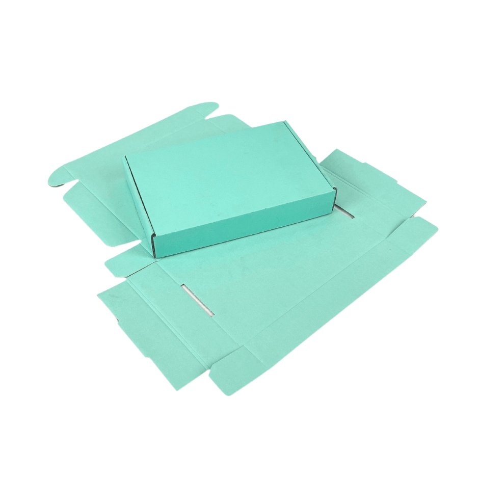 Premium 220 x 145 x 35mm Mint Blue Tuck Mailing Box B353