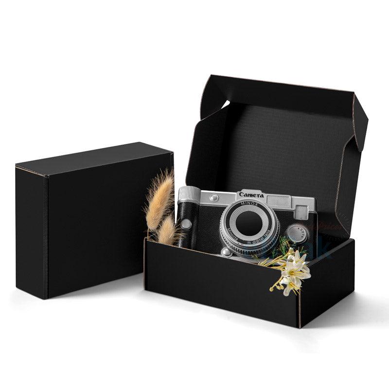 Premium Full Black 310 x 230 x 105mm A4 Tuck Mailing Box B196